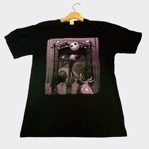 Disney The Nightmare Before Christmas T Shirt Jack  Skellington & Zero Size M